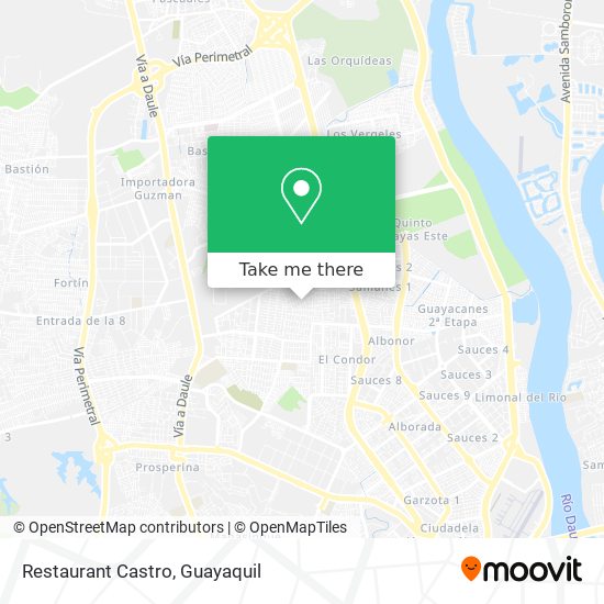 Mapa de Restaurant Castro