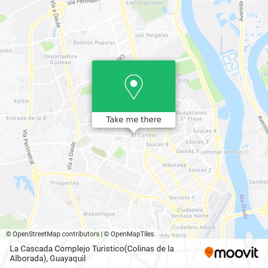 La Cascada Complejo Turistico(Colinas de la Alborada) map