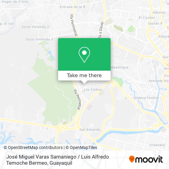 Mapa de José Miguel Varas Samaniego / Luis Alfredo Temoche Bermeo