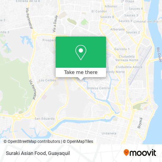 Suraki Asian Food map