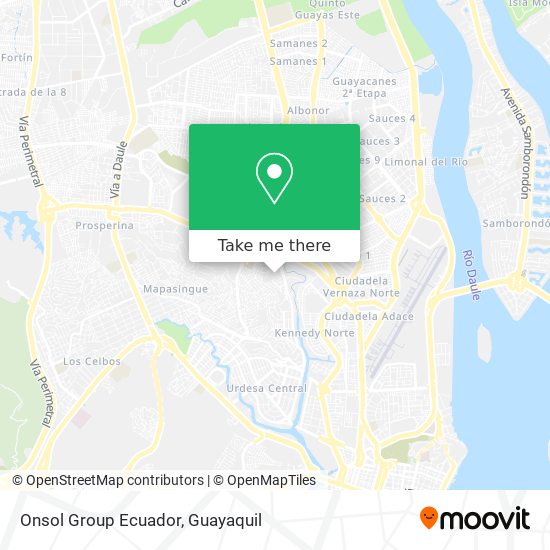 Onsol Group Ecuador map