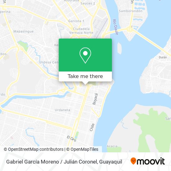 Mapa de Gabriel García Moreno / Julián Coronel