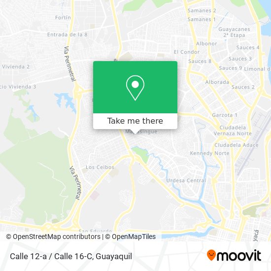 Calle 12-a / Calle 16-C map