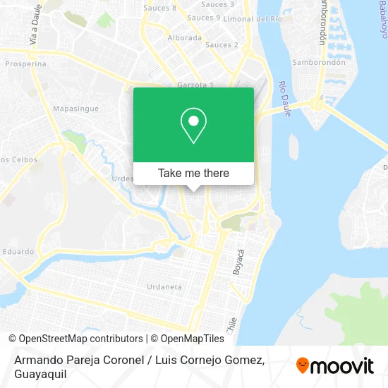 Armando Pareja Coronel / Luis Cornejo Gomez map