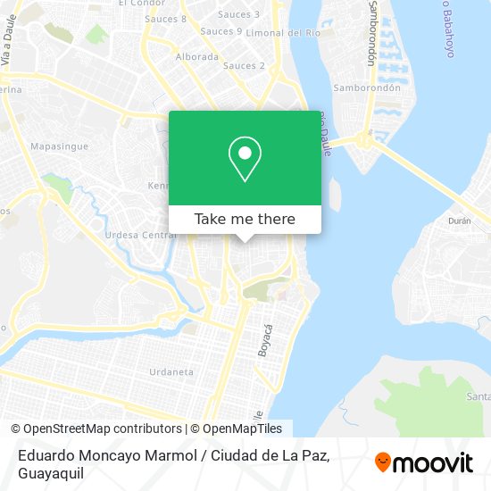 Eduardo Moncayo Marmol / Ciudad de La Paz map