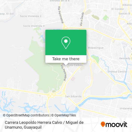Carrera Leopoldo Herrera Calvo / Miguel de Unamuno map