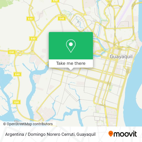 Argentina / Domingo Norero Cerruti map