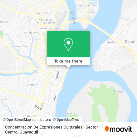 Mapa de Concentración De Expresiones Culturales - Sector Centro