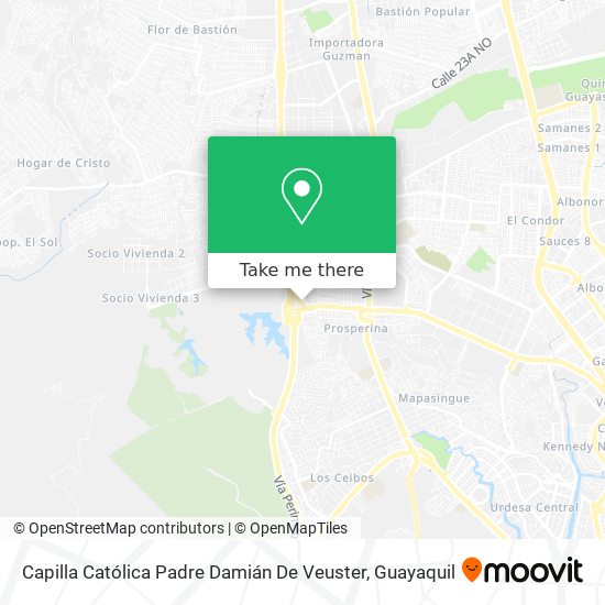 Capilla Católica Padre Damián De Veuster map