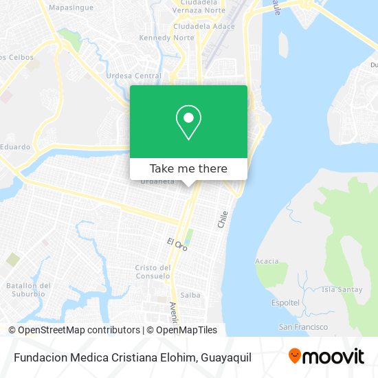 Fundacion Medica Cristiana Elohim map