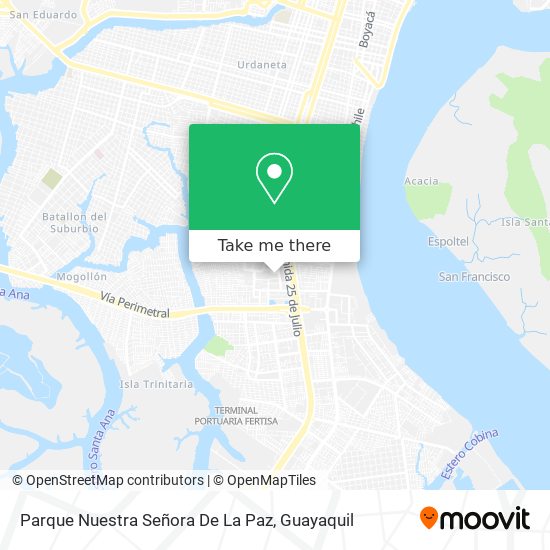 Parque Nuestra Señora De La Paz map