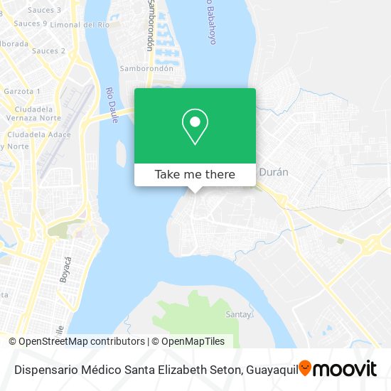 Dispensario Médico Santa Elizabeth Seton map
