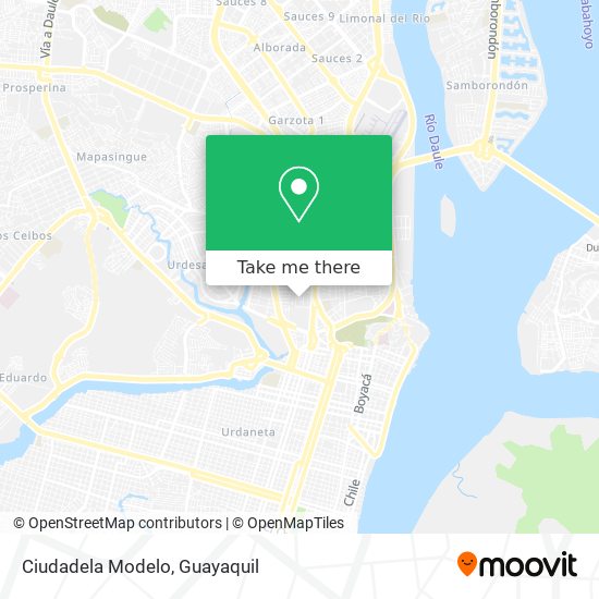 Ciudadela Modelo map