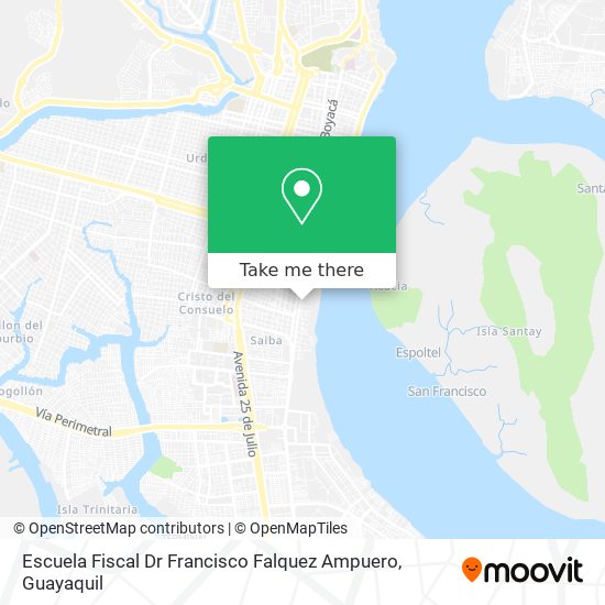 Mapa de Escuela Fiscal Dr Francisco Falquez Ampuero