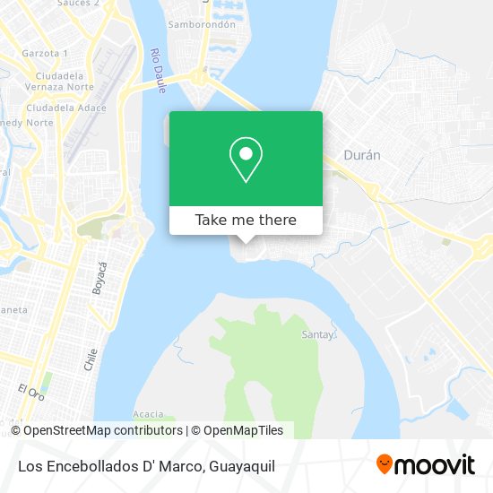 Los Encebollados D' Marco map