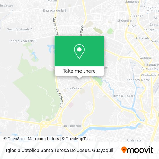 Iglesia Católica Santa Teresa De Jesús map