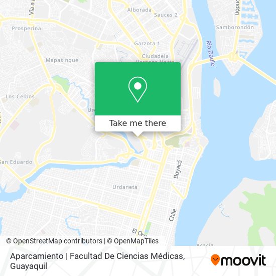Mapa de Aparcamiento | Facultad De Ciencias Médicas