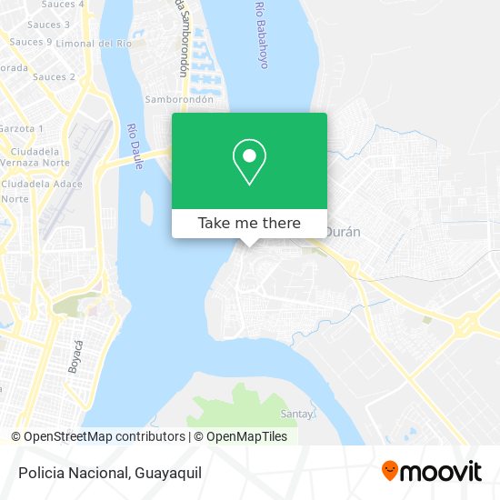 Mapa de Policia Nacional