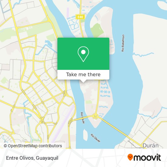 Mapa de Entre Olivos