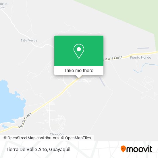 Tierra De Valle Alto map