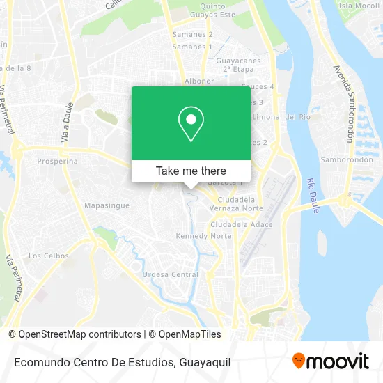 Ecomundo Centro De Estudios map