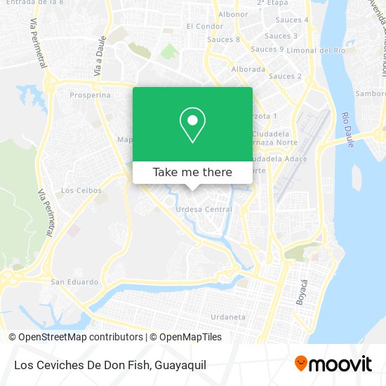 Los Ceviches De Don Fish map