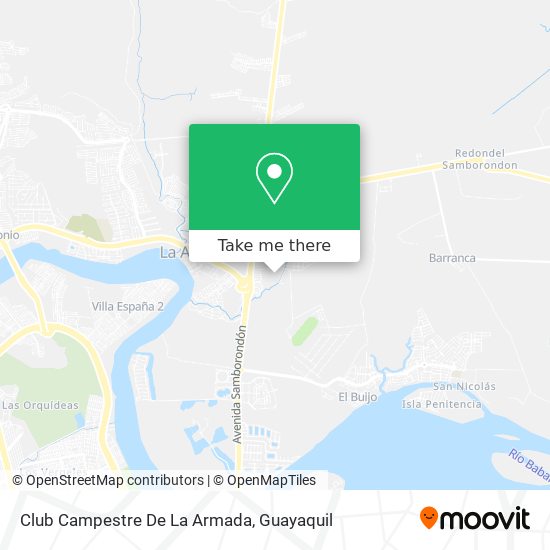 How to get to Club Campestre De La Armada in Guayaquil by Bus?