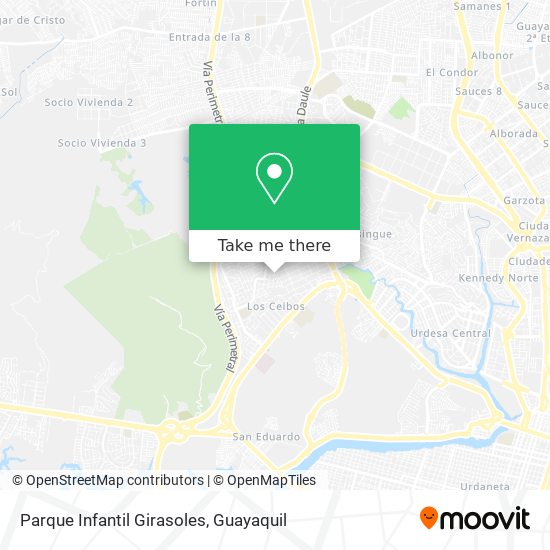 Parque Infantil Girasoles map