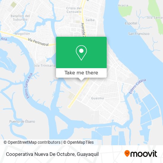 Cooperativa Nueva De Octubre map