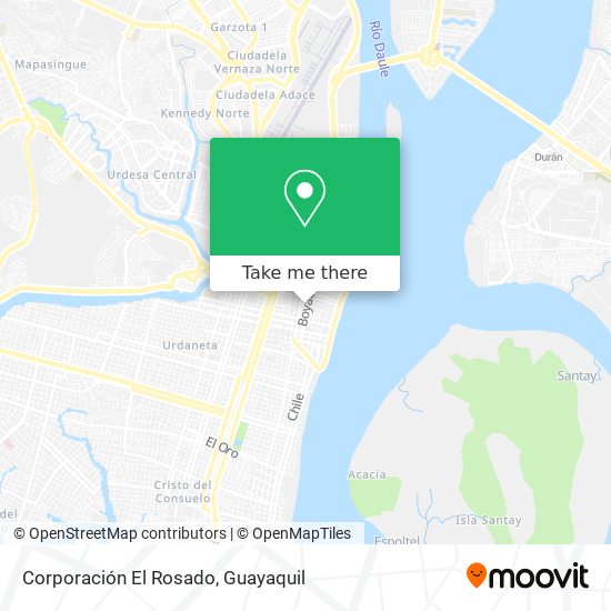 Corporación El Rosado map