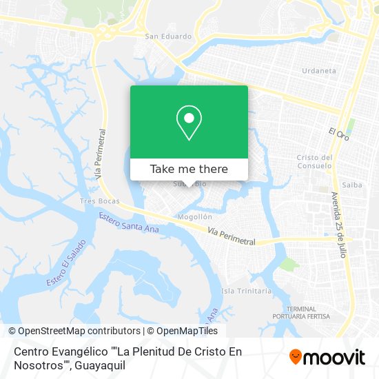 Centro Evangélico ""La Plenitud De Cristo En Nosotros"" map