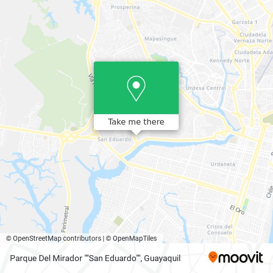 Mapa de Parque Del Mirador ""San Eduardo""