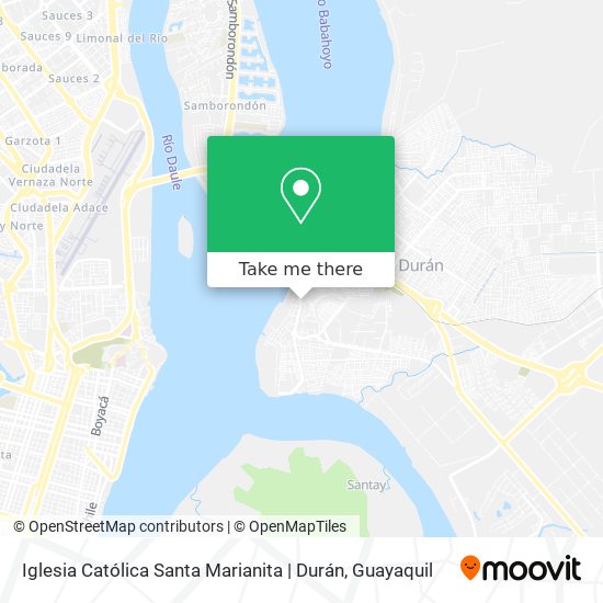 Iglesia Católica Santa Marianita | Durán map