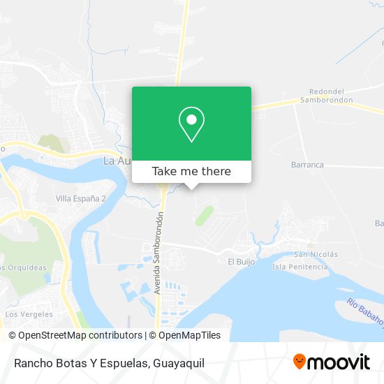 Rancho Botas Y Espuelas map