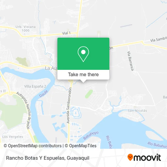 Rancho Botas Y Espuelas map