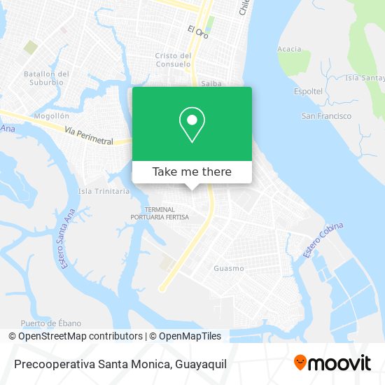 Precooperativa Santa Monica map