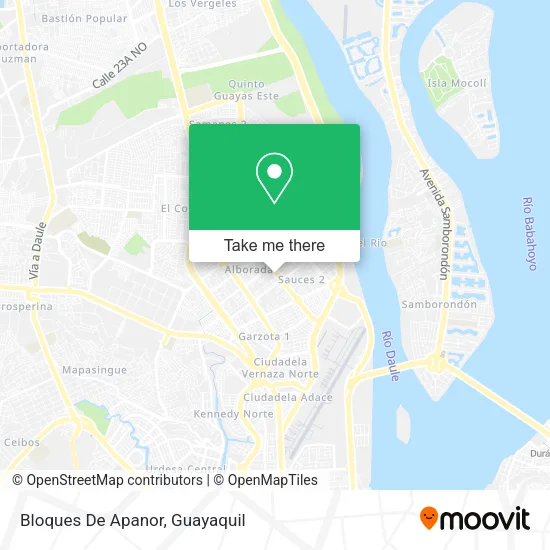 Bloques De Apanor map