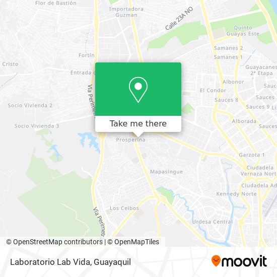 Laboratorio Lab Vida map