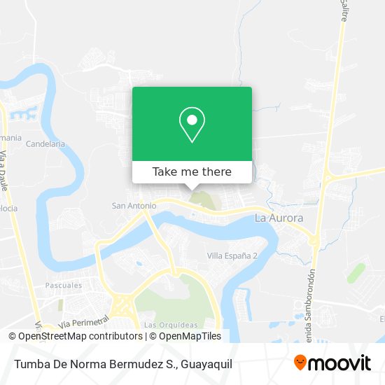 Mapa de Tumba De Norma Bermudez S.