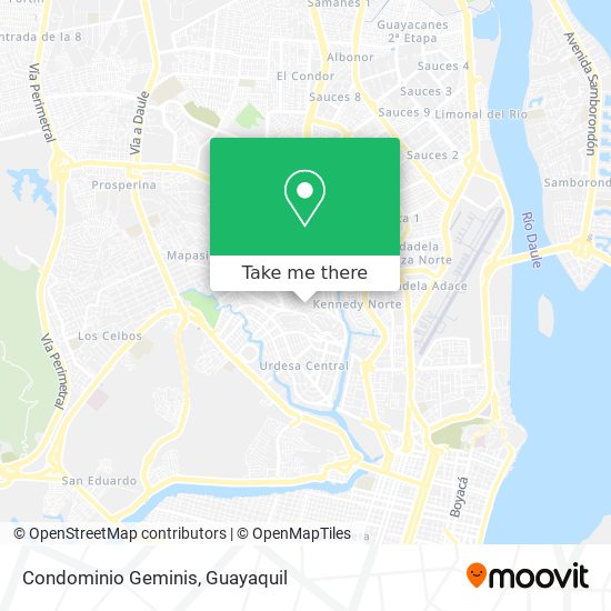 Condominio Geminis map