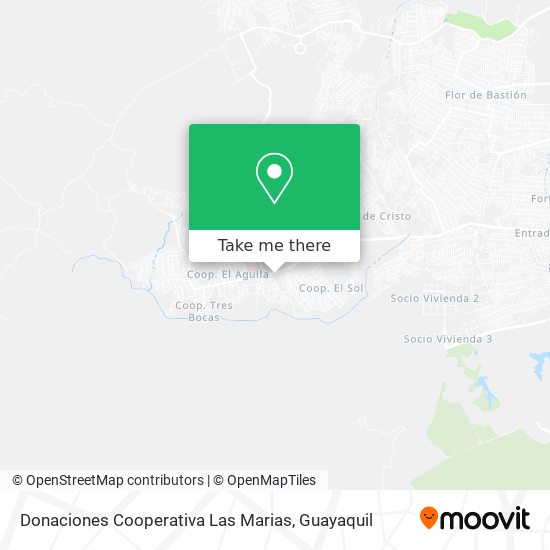 Mapa de Donaciones Cooperativa Las Marias