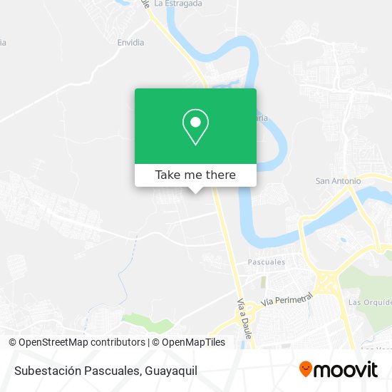 Subestación Pascuales map