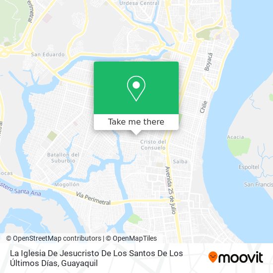 La Iglesia De Jesucristo De Los Santos De Los Últimos Días map