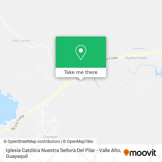Iglesia Católica Nuestra Señora Del Pilar - Valle Alto map