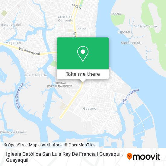 Iglesia Católica San Luis Rey De Francia | Guayaquil map