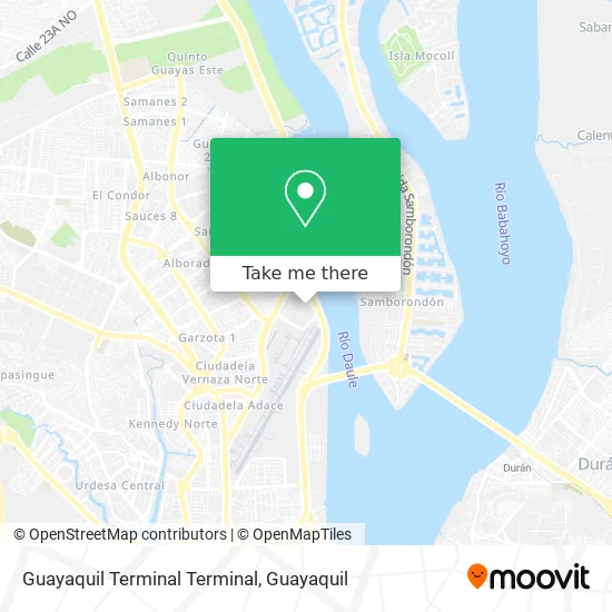 Guayaquil Terminal Terminal map