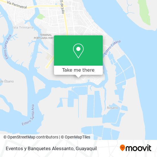 Eventos y Banquetes Alessanto map
