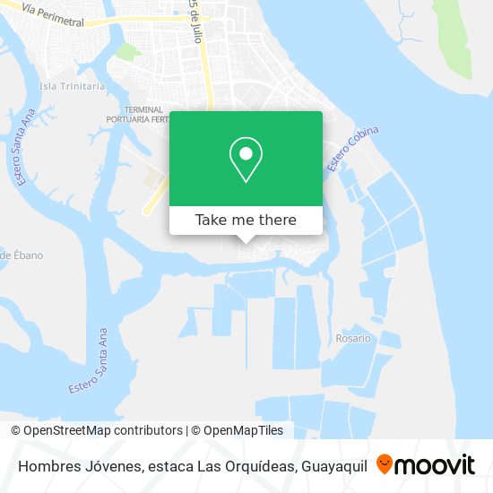 Mapa de Hombres Jóvenes, estaca Las Orquídeas