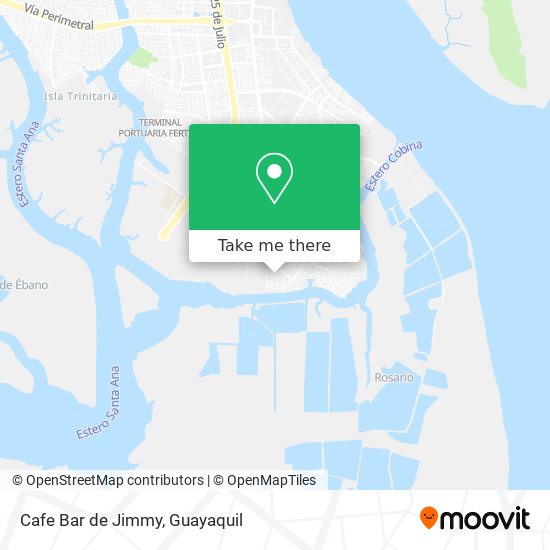 Mapa de Cafe Bar de Jimmy