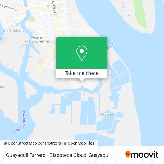 Guayaquil Farrero - Discoteca Cloud map